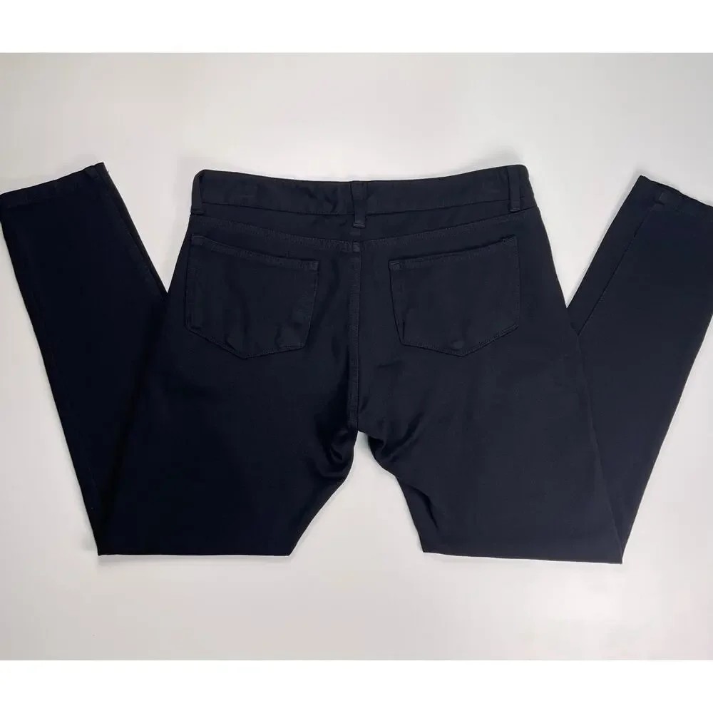 Paige Black Stretch Skinny Jeggings Zip Pocket Size 29 - Picture 6 of 10